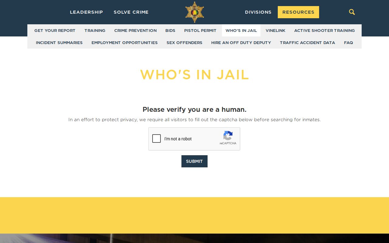 Tuscaloosa County arrest lookup Who's in Jail search
